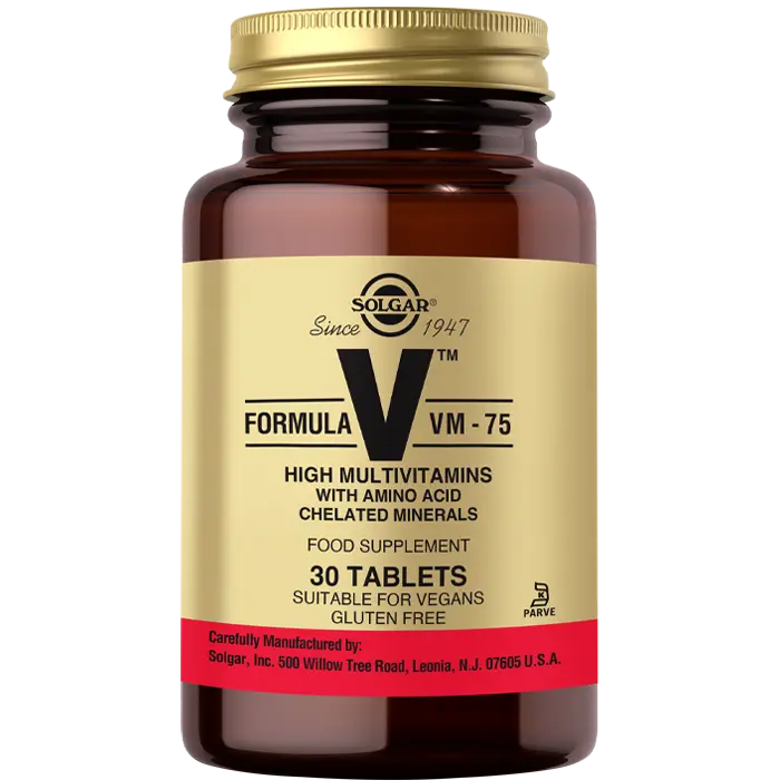 خرید قرص مکمل مولتی ویتامین FormulaV-75سولگار اصل(۳۰عددی )